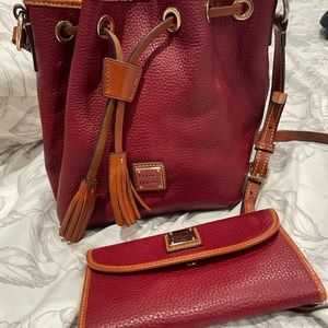Dooney & Bourke burgundy bag